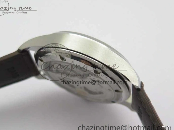 MIROTIME 0201 Original Portuguese IW358304 ZF 1:1 Best Edition SS White Dial RG Markers on Leather Strap A 7077